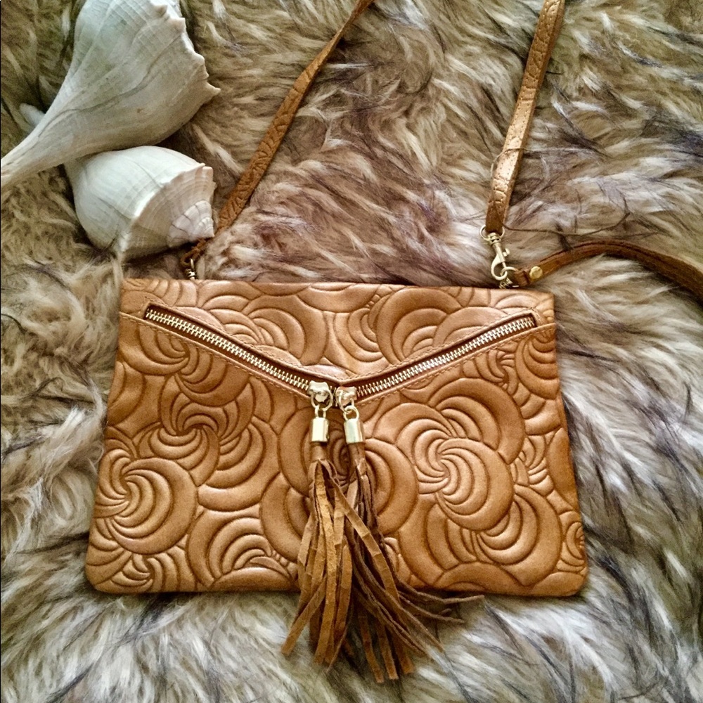 Leather Shoulder Crossbody bag-Made in Italy NWOT